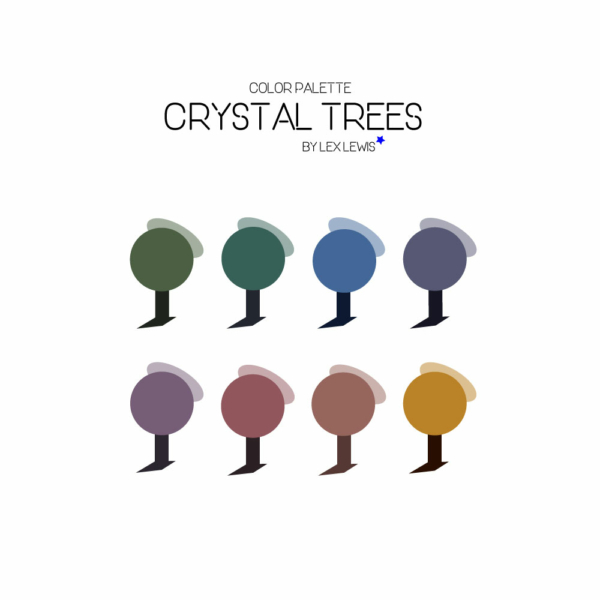 Crystal Trees - Color Palette